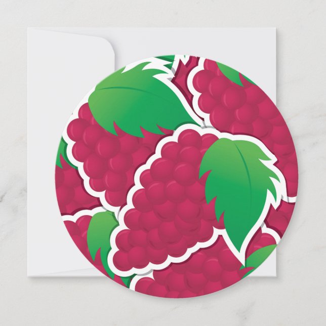 Funky red grapes (Front)