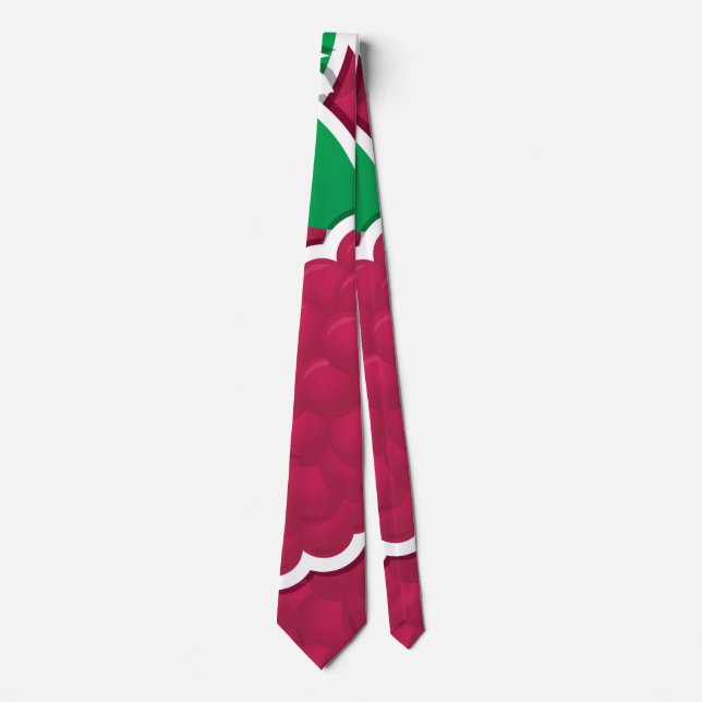 Funky red grapes tie (Front)