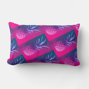 Funky Red Pineapple Print Throw Pillow Cushion
