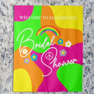 Funky Retro Bridal Shower Tapestry