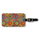 Funky Retro Colourful Mandala Pattern