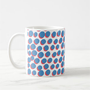 Funky Retro Neon: Vintage Seamless Coffee Mug