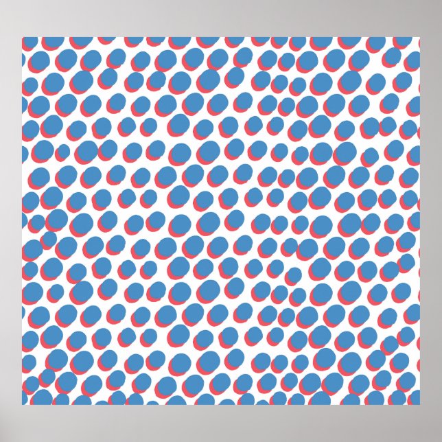 Funky Retro Neon: Vintage Seamless Poster (Front)