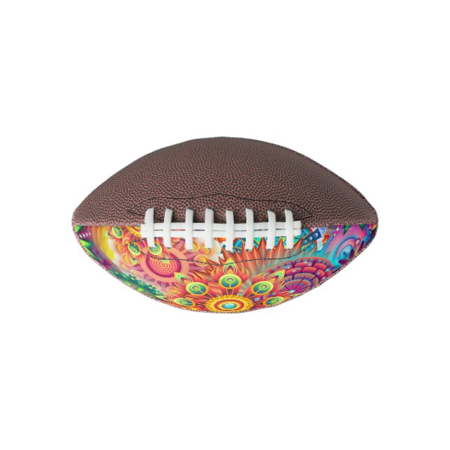 Funky Retro Pattern Abstract Bohemian Football (Front)