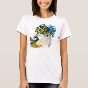 Funky Retro Trumpet Player T-Shirt