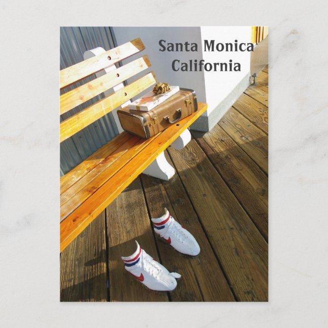Funky Santa Monica Postcard! Postcard (Front)