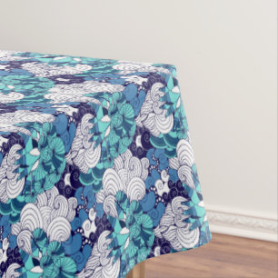 Funky Seashell Pattern Tablecloth