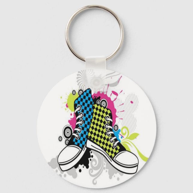 Funky Shoes Keychain (Front)