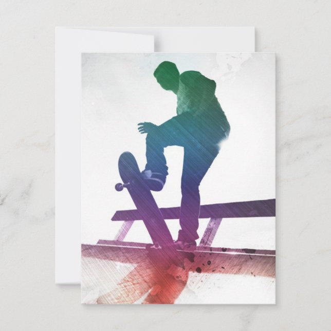 Funky Skateboarder Skate Kid (Front)