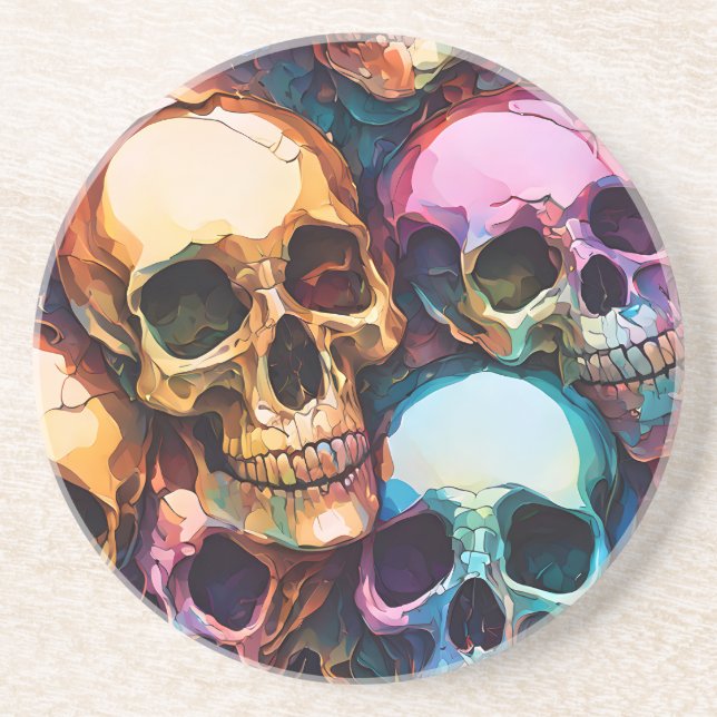 Funky Skulls Coaster (Front)