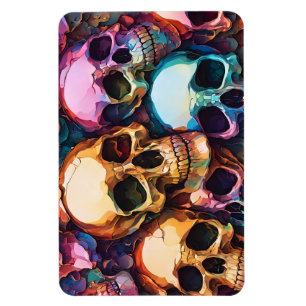 Funky Skulls Magnet
