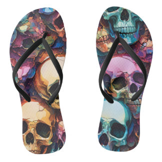 Funky Skulls Thongs