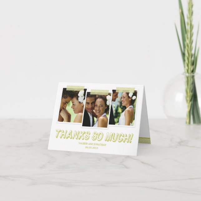 Funky Snapshots Thank You Card (Front)