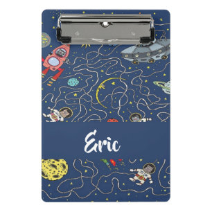 Funky space cats mini clipboard