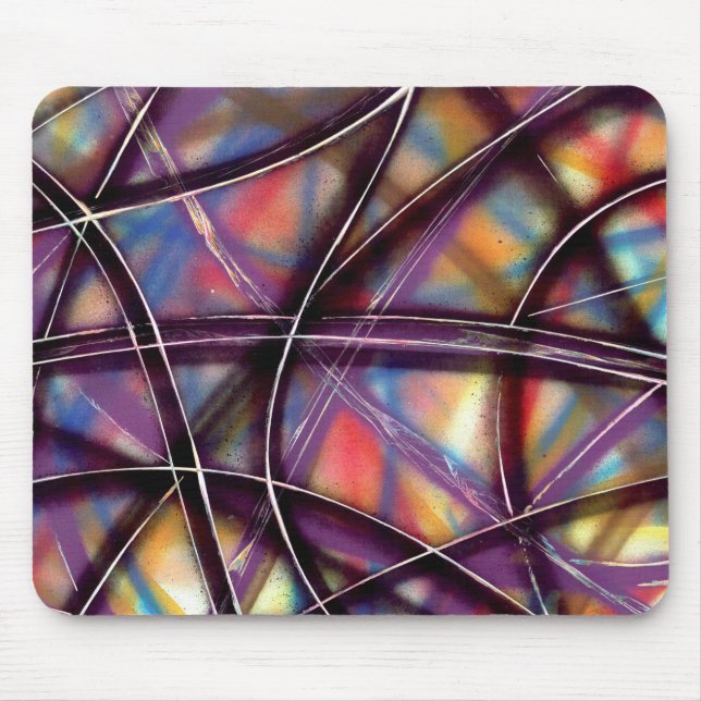 Funky Space Highway Mouse Pad (Front)