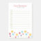 Funky Spring Flowers To Do List