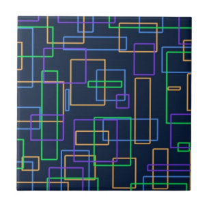 Funky Squares Tile