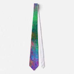 funky stained glass tie