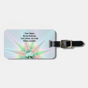Funky Star Luggage Tag - Customised