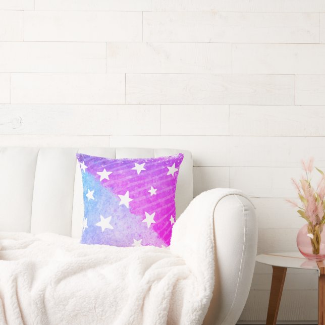 Funky Star Throw Pillow (Couch)
