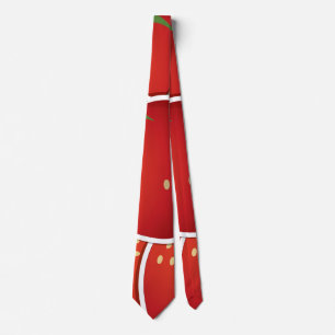 Funky strawberries tie