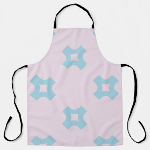 Funky style geometric seamless pattern with crosse apron