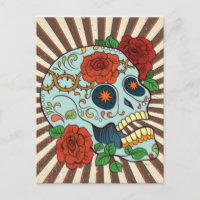 Funky Sugar Skulls Dia de los Muertos