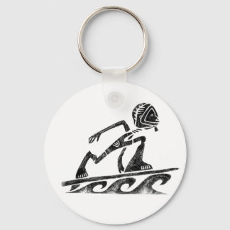 Funky Surfer Key Ring