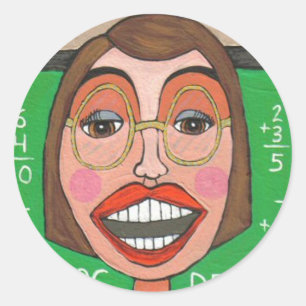 Funky Teacher - sticker