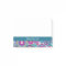 Funky Teal and Pink Floral Pattern - Add Name