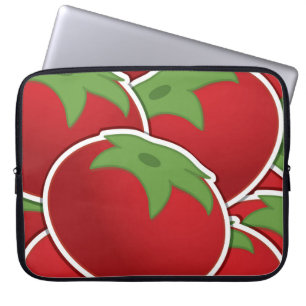 Funky tomato laptop sleeve