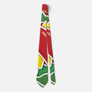Funky traffic light chilli peppers tie