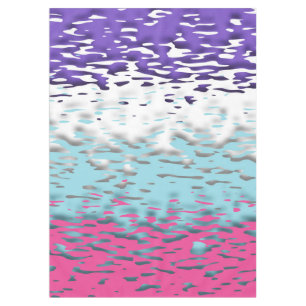 Funky Trippy Ripply Groovy Multisexual Pride Flag Tablecloth