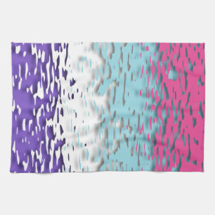 Funky Trippy Ripply Groovy Multisexual Pride Flag Tea Towel