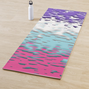 Funky Trippy Ripply Groovy Multisexual Pride Flag Yoga Mat