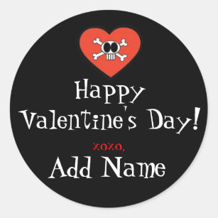Funky Valentine Gift Sticker