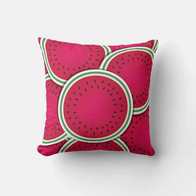 Funky watermelon slices cushion (Front)