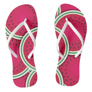 Funky watermelon slices thongs