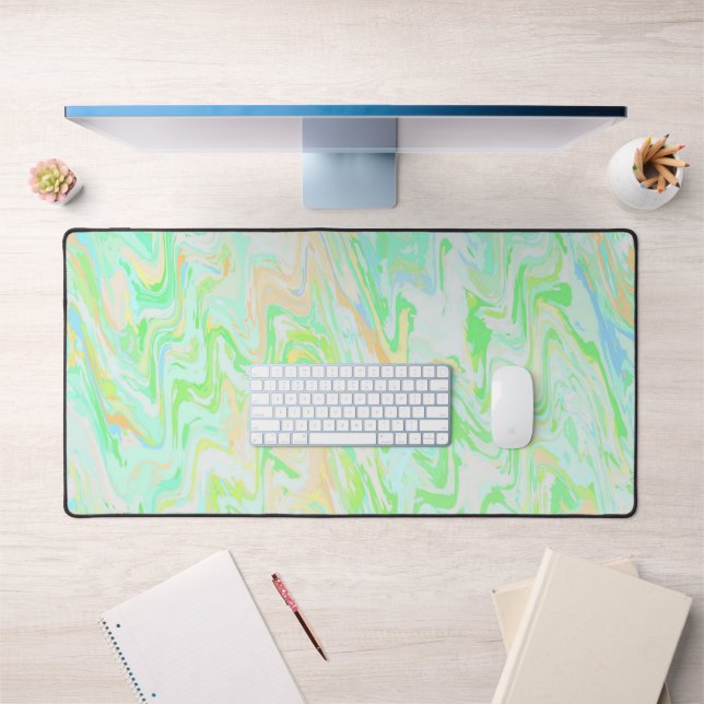 Funky Waves  Desk Mat (Office 1)