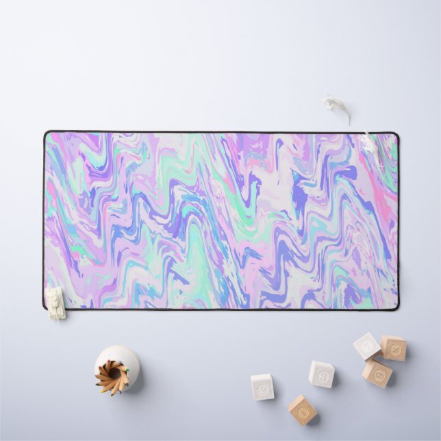 Funky Waves  Desk Mat (Kids Table)