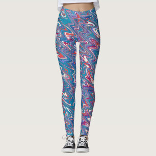Funky Waves Leggings