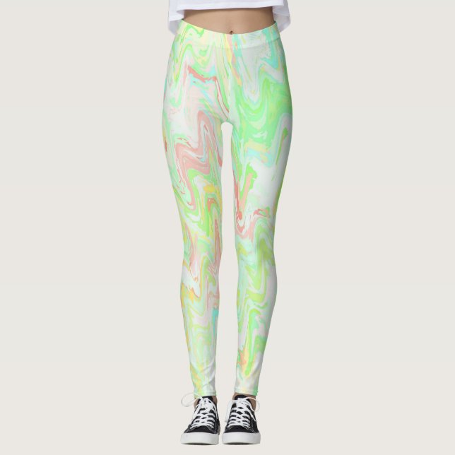 Funky Waves Leggings (Front)