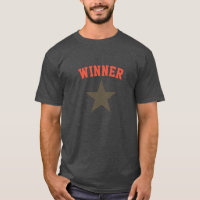 Funky Winner Star / Superstar T-Shirt Top