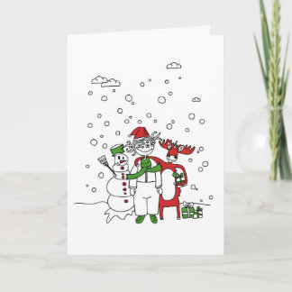 Funky Xmas Card