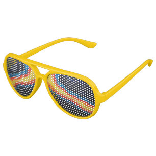 Funky Yellow Aviator Sunglasses