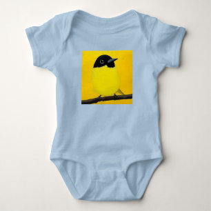 Funky Yellow Bird Art Joyful & Bold Shirt Design