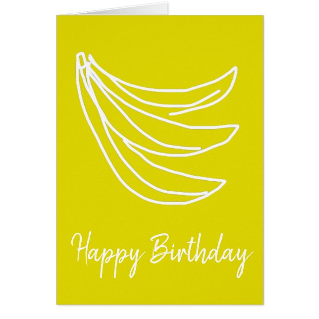 Funky yellow happy banana (Front)