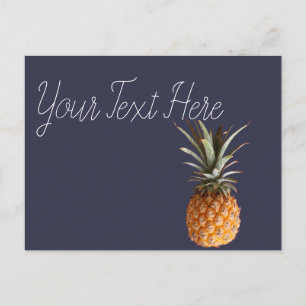 Funky Yummy Pineapple Postcard