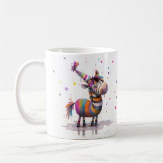 Funky Zebra Celerbration Mug