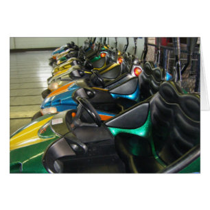 Funland Bumper Cars Rehoboth Beach Photo Card